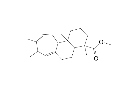 1H-Cyclohepta[a]naphthalene-4-carboxylic acid, 2,3,4,4a,5,6,8,11,11a,11b-decahydro-4,8,9,11b-tetramethyl-, methyl ester