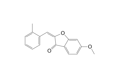 (2E)-6-methoxy-2-(2-methylbenzylidene)coumaran-3-one