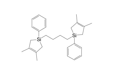 1-[4-(3,4-dimethyl-1-phenyl-2,5-dihydrosilol-1-yl)butyl]-3,4-dimethyl-1-phenyl-2,5-dihydrosilole