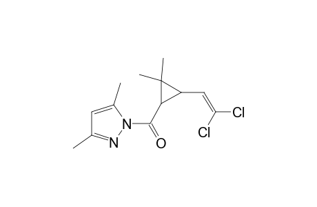 Cyclopropane, 1-(2,2-dichloroethenyl)-2,2-dimethyl-3-(3,5-dimethylpyrazol-1-yl)carbonyl-