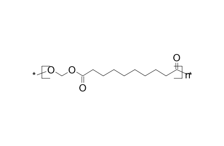 Poly(oxymethyleneoxy sebacoyl)