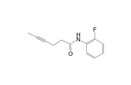 N-(2-fluorophenyl)-4-hexynamide