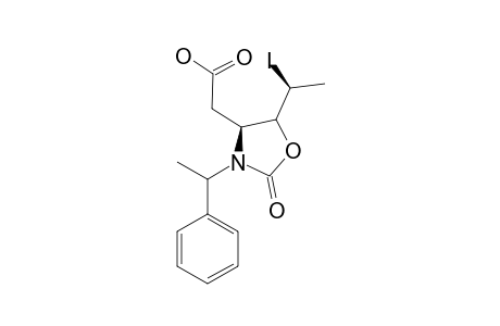 (4S,5R,1'S,ALPHA-R)-4-CARBOXYMETHYL-5-(1'-IODOETHYL)-3-(ALPHA-METHYLBENZYL)-OXAZOLIDIN-2-ONE