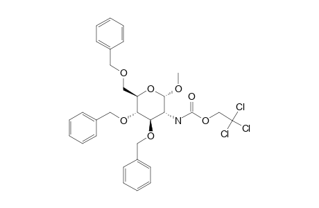 METHYL-3,4,6-TRI-O-BENZYL-2-DEOXY-2-(2,2,2-TRICHLOROETHOXYCARBONYLAMINO)-ALPHA-D-GLUCOPYRANOSIDE