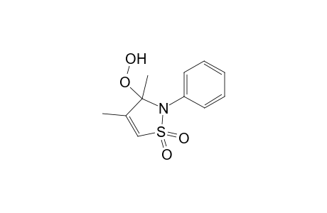 3-Hydroperoxy-2-phenyl-3,4-dimethyl-2,3-dihydro-isothiazole 1,1-dioxide