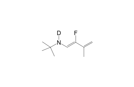 tert-Butyl-N-(2-fluoro-3-methyl-1,3-butadienyl)N-[2H]amine