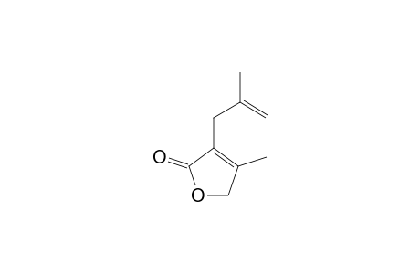 2(5H)-Furanone, 4-methyl-3-(2-methyl-2-propenyl)-