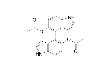[4,4'-Bi-1H-indole]-5,5'-diol, diacetate (ester)