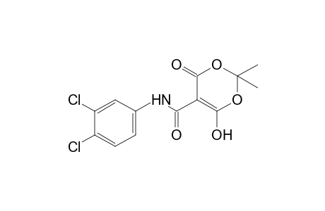 3,4'-dichloro-2,2-dimethyl-6-hydroxy-4-oxo-m-dioxin-5-carboxanilide