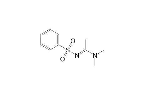 Benzenesulfonamide, N-[1-(dimethylamino)ethylidene]-