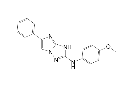5-Phenyl-2-(4-methoxyphenyl)amino-1(or 3)-imidazo[1,2-b]1,2,4-trizole