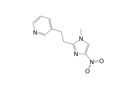 3-[2-(1-methyl-4-nitro-2-imidazolyl)ethyl]pyridine