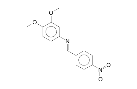 4-(4-Nitrobenzylideneamino)veratrole