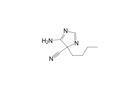 5-Amino-4-n-butyl-4-cyano-4H-imidazole