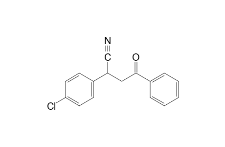 beta-benzoyl-p-chlorohydratroponitrile