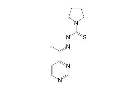 N-(1-pyrimidin-4-ylethylideneamino)pyrrolidine-1-carbothioamide