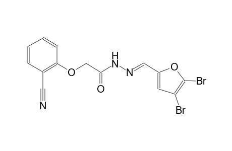 acetic acid, (2-cyanophenoxy)-, 2-[(E)-(4,5-dibromo-2-furanyl)methylidene]hydrazide