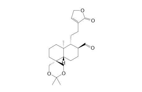 18,19-ISOPROPYLIDENEDIOXY-17-OXO-ENT-LABD-13-EN-16,15-OLACTONE