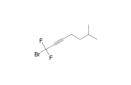 1-BROMO-1,1-DIFLUORO-6-METHYLHEPT-2-YNE