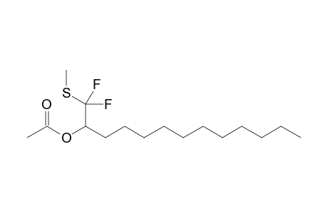 1-[Difluoro(methylthio)methyl]dodecyl acetate