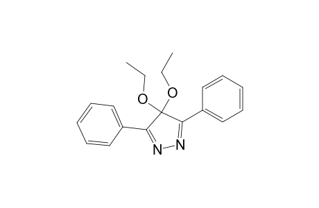 4,4-Diethoxy-3,5-diphenyl-4H-pyrazole