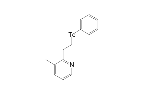 2-(2-PHENYL-TELLUROETHYL)-3-METHYL-PYRIDINE