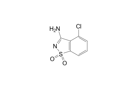 3-Amino-4-chloro-1,2-benzisothiazole 1,1-dioxide