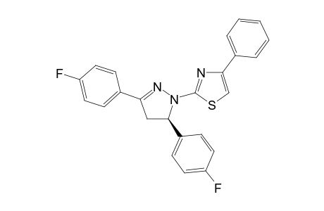 (5R)-2-[3,5-Di(4-fluorophenyl)-4,5-dihydropyrazol-1-yl]-4-phenylthiazole