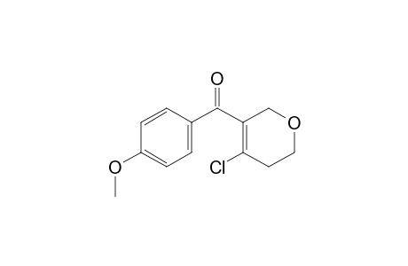 (4-chloro-5,6-dihydro-2H-pyran-3-yl)(4-methoxyphenyl)methanone