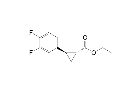 Ethyl (1R,2R)-2-(3,4-difluorophenyl)cyclopropane-1-carboxylate