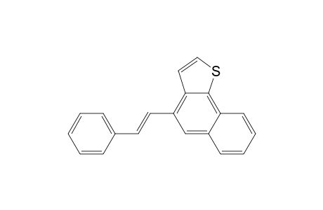 Naphtho[1,2-b]thiophene, 4-(2-phenylethenyl)-