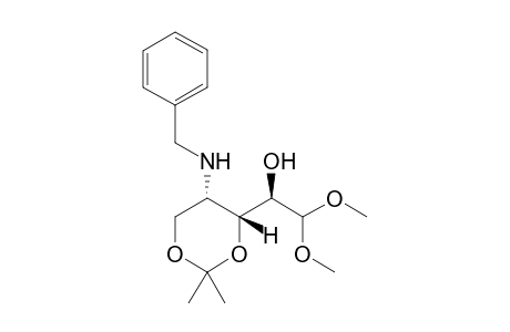 (R)-1-((4R,5S)-5-(benzylamino)-2,2-dimethyl-1,3-dioxan-4-yl)-2,2-dimethoxyethanol