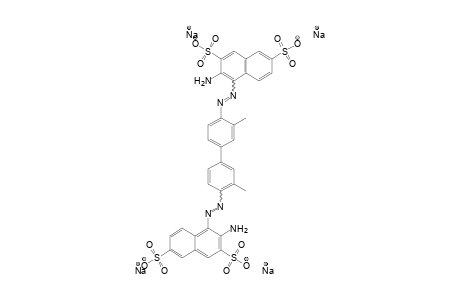 2,7-Naphthalenedisulfonic acid, 4,4'-[(3,3'-dimethyl[1,1'-biphenyl]-4,4'-diyl)bis(azo)]bis[3-amino-, tetrasodium salt