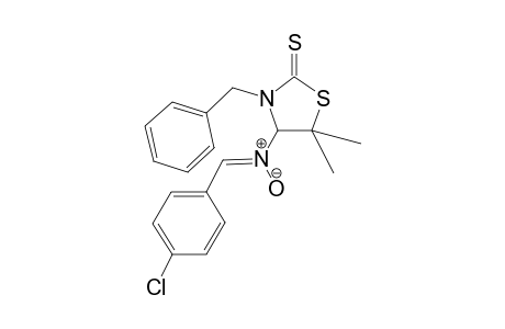 3-Benzyl-4-[(4-chlorobenzylidene)(oxido)amino]-5,5-dimethyl-1,3-thiazolidine-2-thione