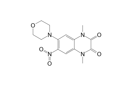 1,4-Dimethyl-6-(morpholin-4-yl)-7-nitro-1,2,3,4-tetrahydroquinoxaline-2,3-dione