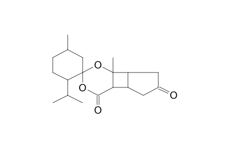 Spiro[3,5-dioxatricyclo[6.3.0.0(2,7)]undecane-6,10-dione-4,2'-cyclohexane], 1'-isopropyl-2,4'-dimethyl-