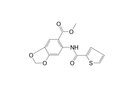 Methyl 6-[(2-thienylcarbonyl)amino]-1,3-benzodioxole-5-carboxylate
