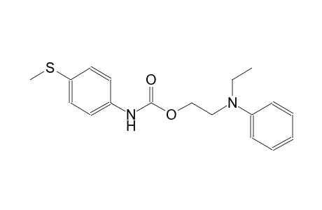 (4-Methylsulfanylphenyl)carbamic acid, 2-(ethylphenylamino)ethyl ester