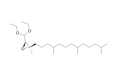 trans-3,7,11,15-tetramethyl-2,3-epoxyhexadecanal diethyl acetal