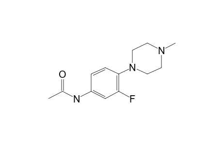 3-Fluoro-4-(4-methyl-1-piperazinyl)aniline, N-acetyl