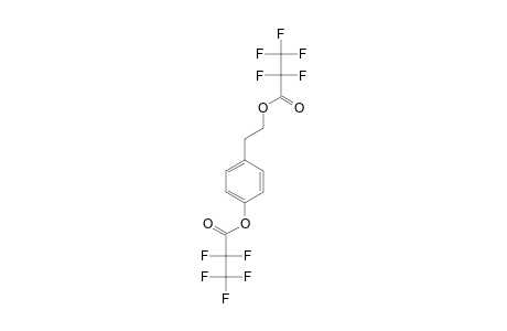 4-Hydroxyphenethyl alcohol, bis(pentafluoropropionate)