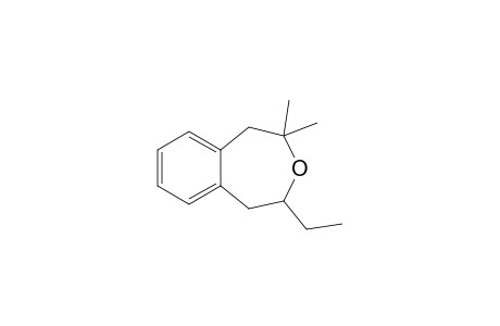 4-Ethyl-1,2,4,5-tetrahydro-2,2-dimethyl-3-benzoxepine
