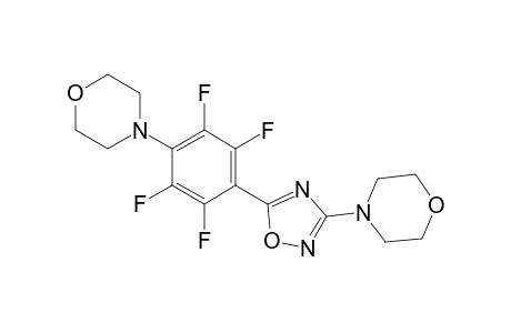 3-(N-Morpholinyl)-5-(2,3,5,6-tetrafluoro-4-N-morpholinylphenyl)-1,2,4-oxadiazole