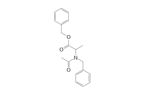 Benzyl 2-(N-Acetyl-N-benzyl)aminopropanoate