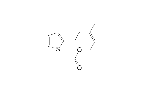 [(Z)-3-methyl-5-(2-thienyl)pent-2-enyl] acetate