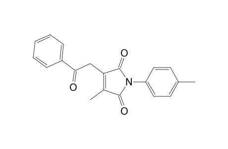 1H-Pyrrole-2,5-dione, 3-methyl-1-(4-methylphenyl)-4-(2-oxo-2-phenylethyl)-