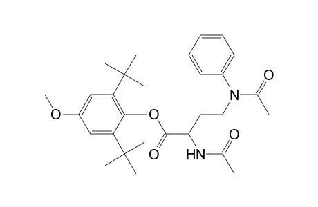 Butanoic acid, 2-(acetylamino)-4-(acetylphenylamino)-, 2,6-bis(1,1-dimethylethyl)-4-methoxyphenyl ester