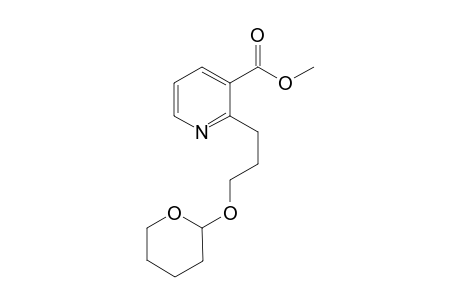 Methyl 2-[3-(tetrahydropyranyloxy)propyl)pyridine-3-carboxylate