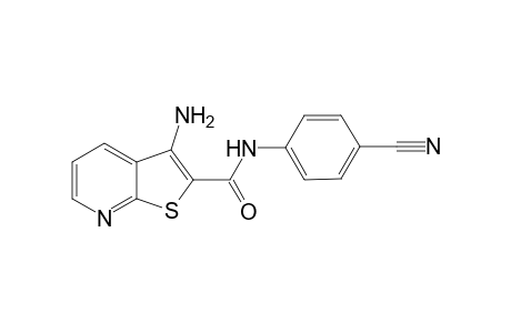 3-Amino-N-(4-cyanophenyl)thieno[2,3-b]pyridine-2-carboxamide