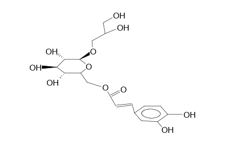 1-O-BETA-D-(6'-CAFFEOYL)-GLUCOPYRANOSYL-GLYCEROL